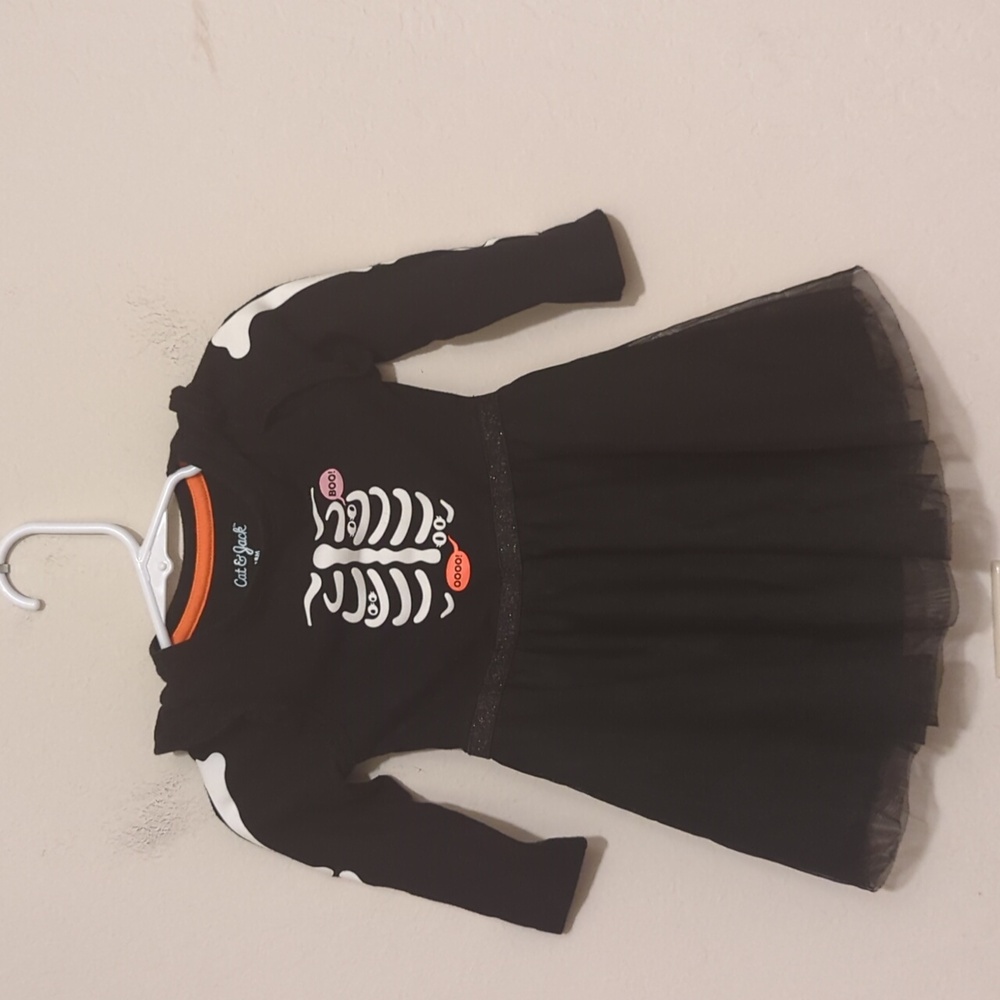 Cat & Jack skeleton dress size 18 months